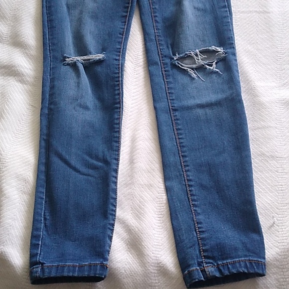 Blue high rise skinny jeans, Women's size 3 - Picture 6 of 8